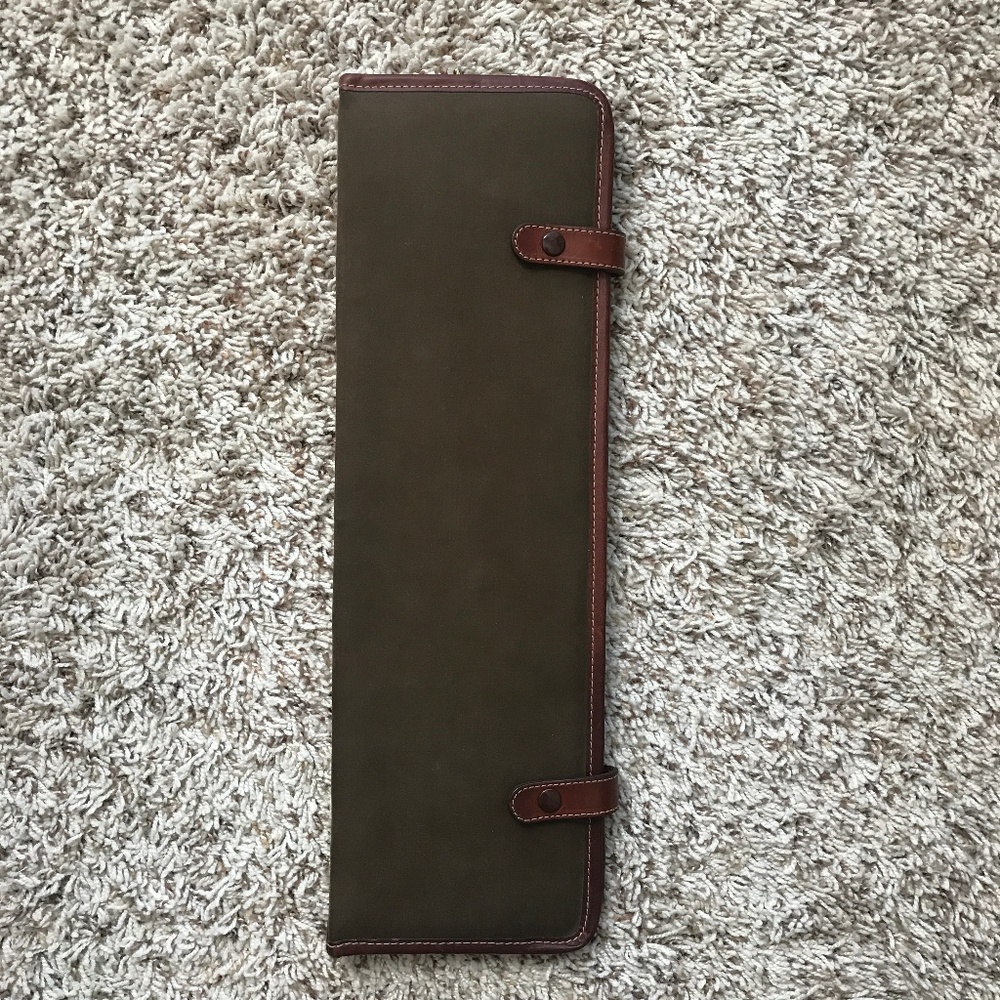 Vintage 1980's Harrod's Tie Travel Case